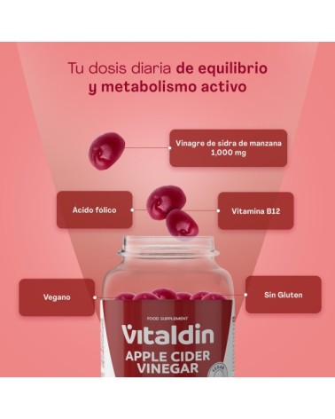 Gominolas de vinagre de sidra de manzana - Vitaldin