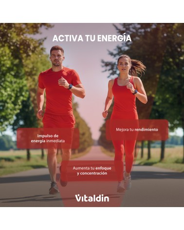 Gominolas de Cafeína y Taurina frutos rojos - Vitaldin