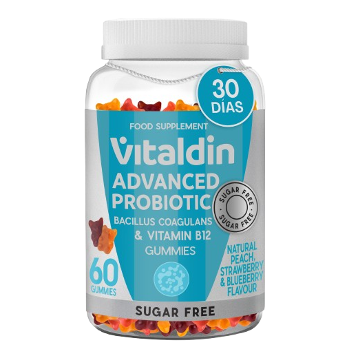 Gominolas de probiótico con Vitamina B12 y Sin Azúcar