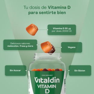 Gominolas de Vitamina D sin azúcar