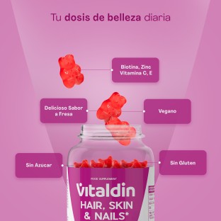 Hair, Skin & Nails Gummies with Biotin and Zinc
