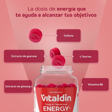 Caffeine Energy Gummies, Sugar-Free