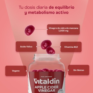 Gominolas de Vinagre de sidra de manzana - Vitaldin