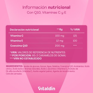 Gominolas de Coenzima Q-10 con Vitaminas
