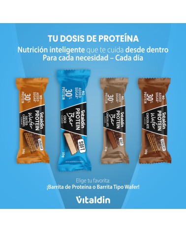 Barritas proteicas con sabor Coco y Bajas en Azúcar