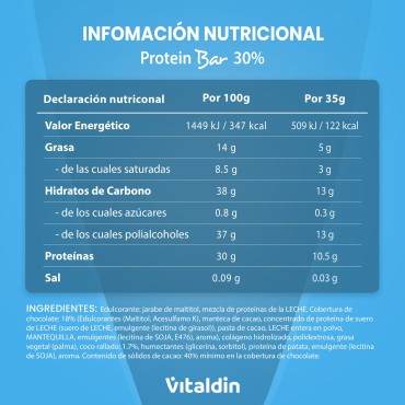 X12 Barritas proteicas con sabor Coco y Bajas en Azúcar