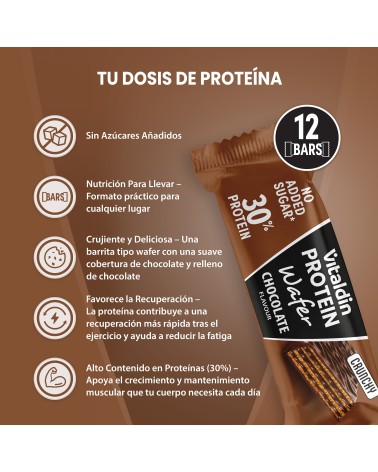 Protein Wafer Bars with Collagen, Chocolate Flavour
