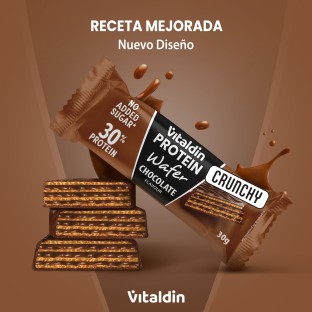 12 x Chocolate Protein Wafer Bars with Collagen – Energy and Taste