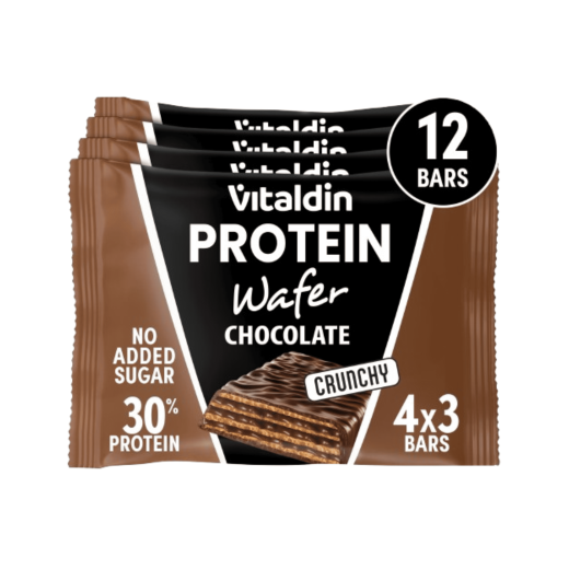 12 x Chocolate Protein Wafer Bars with Collagen – Energy and Taste