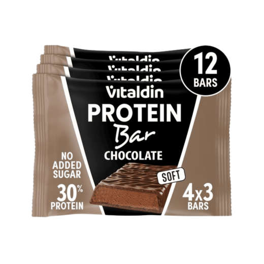12 x Chocolate Flavour Protein Bars, Low Sugar