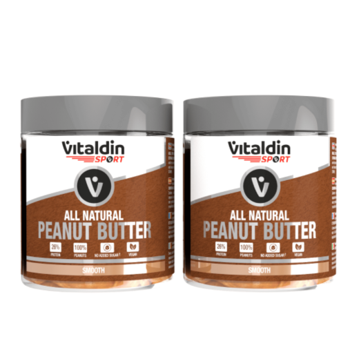 Pack 2 x 500gr 100% Natural Creamy Peanut Cream