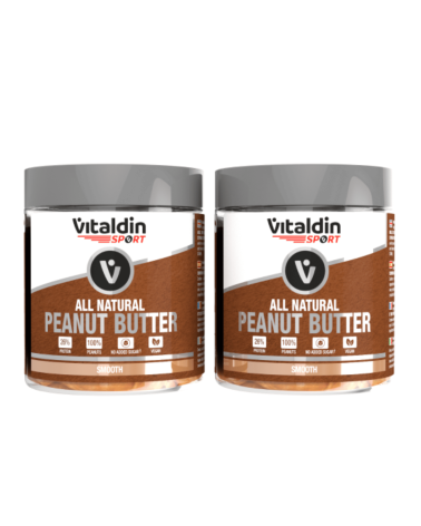 Pack 2 x 500gr 100% Natural Creamy Peanut Cream
