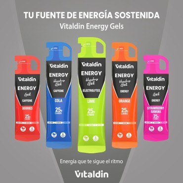 Hydro Energy Gel Electrolitos Sabor Lima – Caja 24 geles energéticos x 55 ml