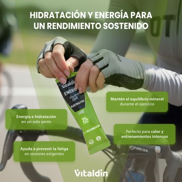 Hydro Energy Gel Electrolitos Sabor Lima – Caja 24 geles energéticos x 55 ml