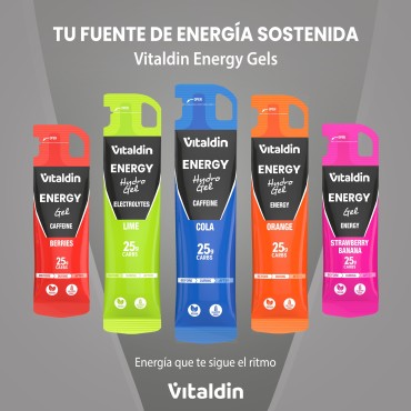 Hydro Energy Gel Cafeína Sabor Cola – Caja 24 geles energéticos x 55 ml