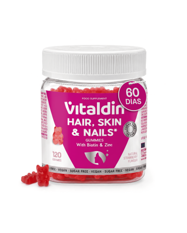 Hair, Skin & Nails Gummies | Biotin & Zinc – Vitaldin