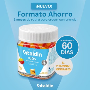 Gominolas de Multivitaminas Sin azúcar para niños