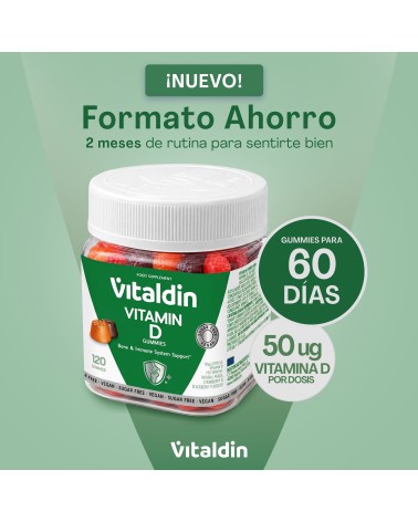 Gominolas de Vitamina D 2000 UI | Huesos y Sistema Inmune