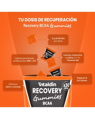 Orange BCAA gummies - Vitaldin