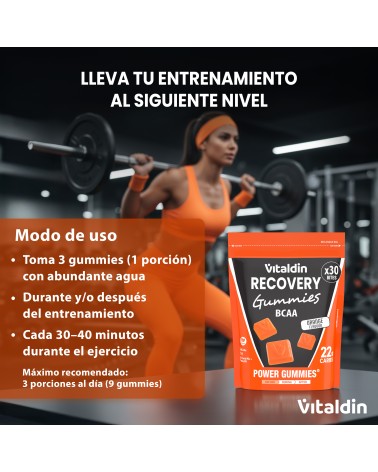 Gominolas de BCAA naranja - Vitaldin