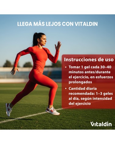 Energy Gel Cafeína Sabor Frutos Rojos – Caja 24 geles energéticos x 40 gr
