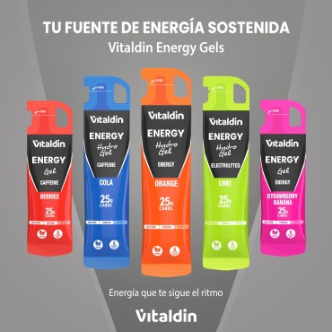 Hydro Energy Gel Sabor Naranja (Sin Cafeína) – Caja 24 geles energéticos x 55 ml