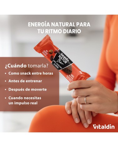 Pack Barritas Energéticas Natur Bar Avellana y Cacao - Vitaldin
