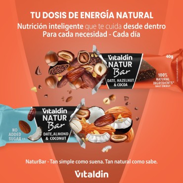 12 x NaturBar Hazelnut & Cocoa Paleo Energy Bars - Vitaldin