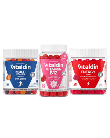 Pack energía diaria con vitamina B12 y multivitaminas | Vitaldin