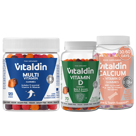 Pack de Calcio y Vitamina D para Huesos y Músculos