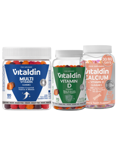 Calcium and Vitamin D Pack for Bones | Vitaldin