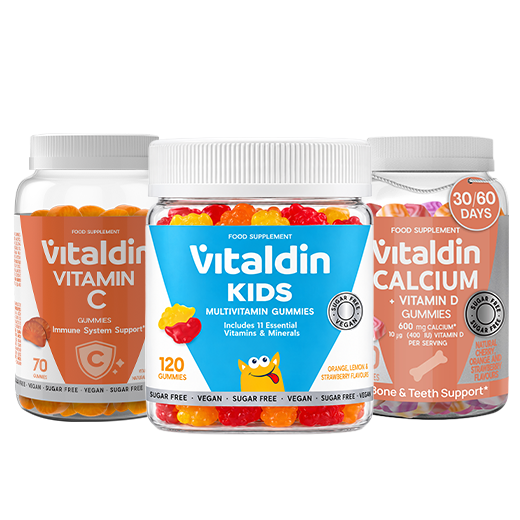Vitamins Pack for Kids with Calcium and Vitamin C