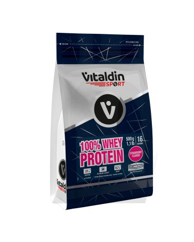 Proteína Whey fresa - Vitaldin
