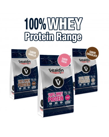 Proteína Whey fresa - Vitaldin