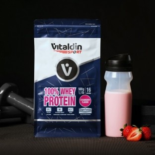 Proteína Whey fresa - Vitaldin