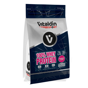 Strawberry Whey Protein - Vitaldin