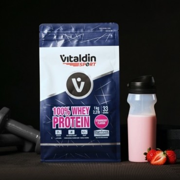 Strawberry Whey Protein - Vitaldin