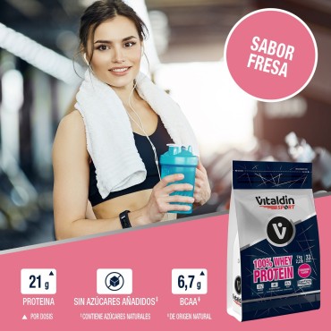 Strawberry Whey Protein - Vitaldin