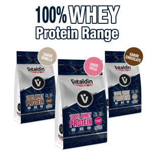 Proteína Whey fresa - Vitaldin