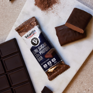 x12 Barritas de Proteína de Chocolate Alto Contenido Proteico y Bajas en Azúcares -  Energía y sabor