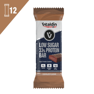 x12 Barritas de Proteína de Chocolate Alto Contenido Proteico y Bajas en Azúcares -  Energía y sabor
