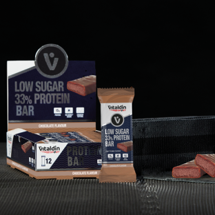 x12 Barritas de Proteína de Chocolate Alto Contenido Proteico y Bajas en Azúcares -  Energía y sabor