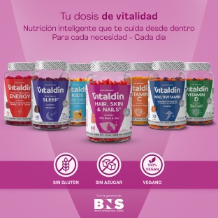 Gominolas para Pelo, Piel y Uñas, con Biotina y Zinc