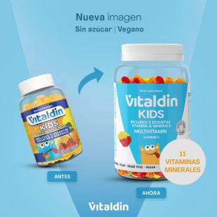 Gominolas de Multivitaminas Sin azúcar para niños