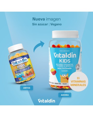 Gominolas de Multivitaminas Sin azúcar para niños