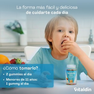 Gominolas de Multivitaminas Sin azúcar para niños