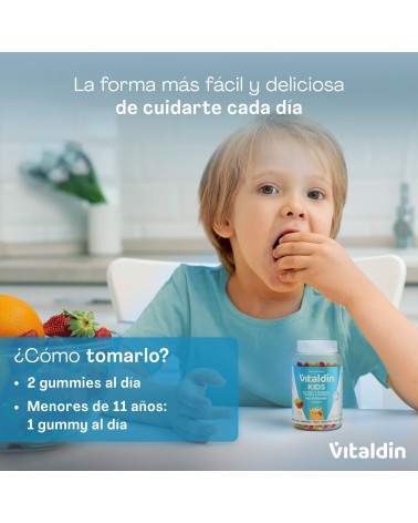 Gominolas de Multivitaminas Sin azúcar para niños
