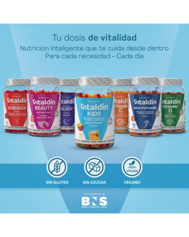 Gominolas de Multivitaminas Sin azúcar para niños