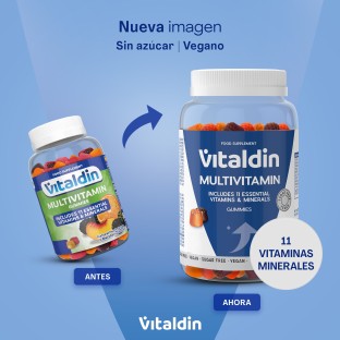 Gominolas de Multivitaminas sin Azúcar para adultos