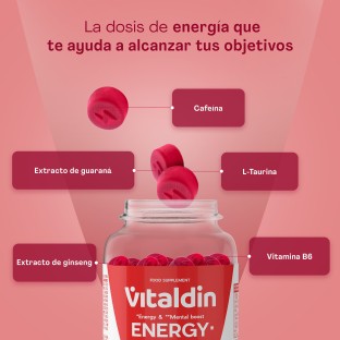 Gominolas Energéticas con Cafeína y sin azúcar